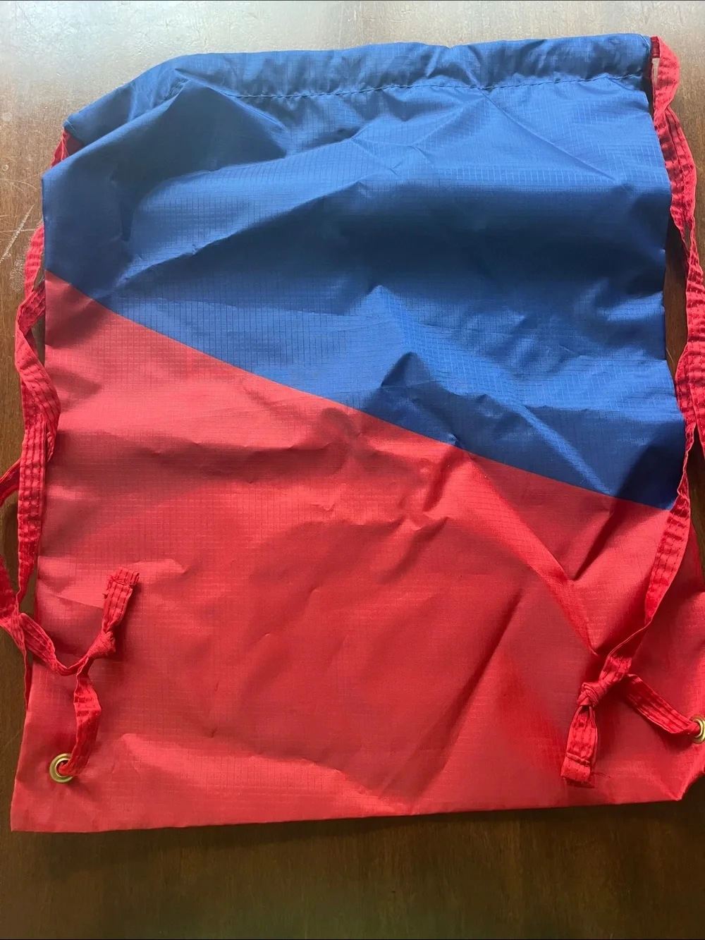 NFL Navy and Red Scouting Combine Drawstring Bag
